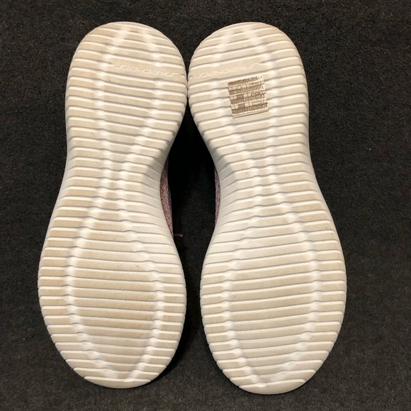 Skechers Women’s Size 8.5 Ultra Flex Statements Lavender Knit Slip On Sneakers - Picture 7 of 9